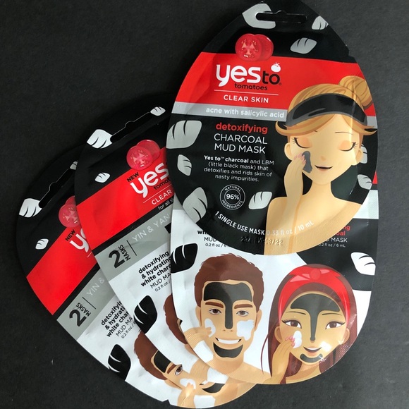 Yes To Tomatoes Yin & Yang Double Masking Kit For All Types Of Skin 4 Pack. - Picture 3 of 3
